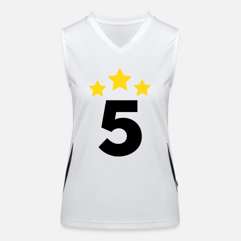 5 Year Star - 5th Anniversary Gift Women's Functional Contrast Tank Top