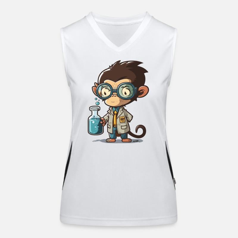 Monkey Scientist Women's Functional Contrast Tank Top