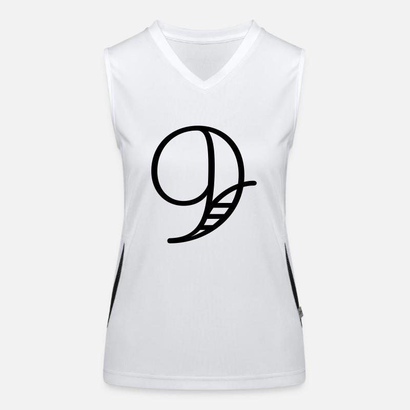 Nine - Number Women's Functional Contrast Tank Top