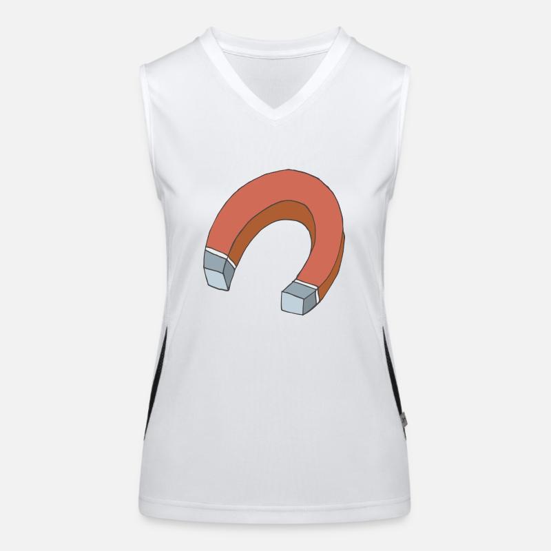 magnet Funktionelles Kontrast-Tank Top für Frauen