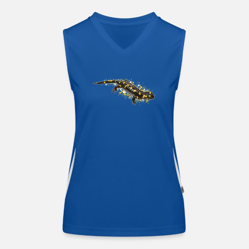 Feuersalamander Salamander Funktionelles Kontrast-Tank Top für Frauen