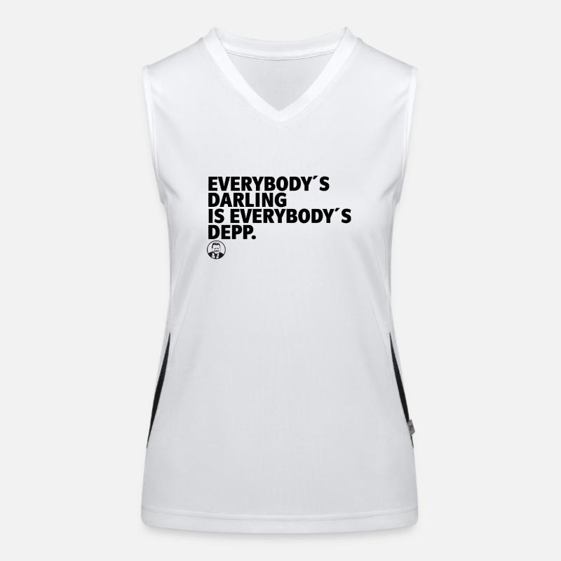 FJS - everybody.black Funktionelles Kontrast-Tank Top für Frauen
