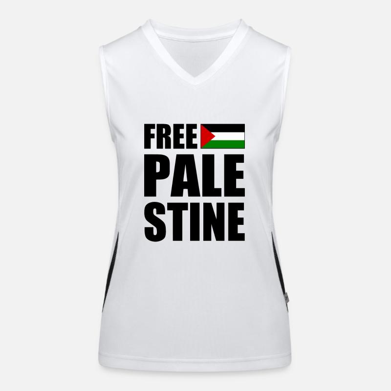 Free palestine Débardeur respirant contrasté Femme