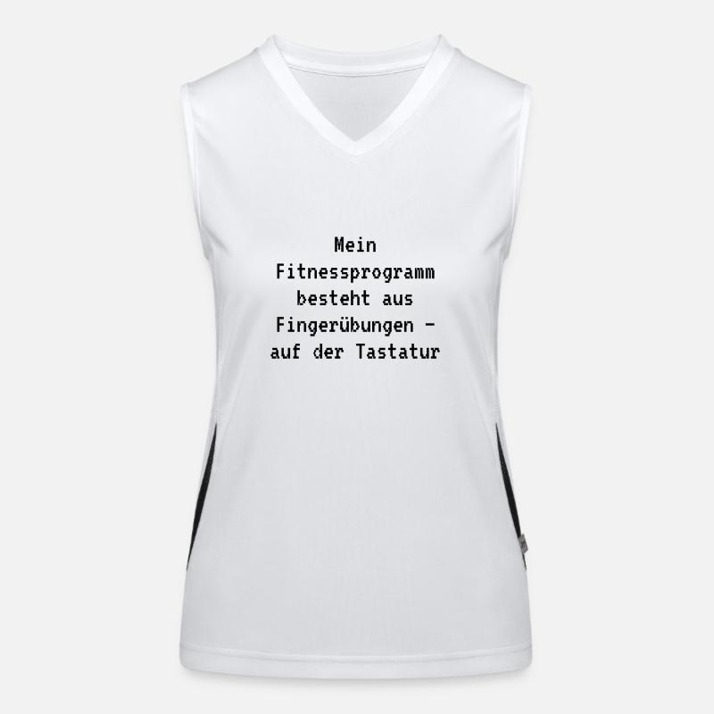 Typisch-Gamer Funktionelles Kontrast-Tank Top für Frauen