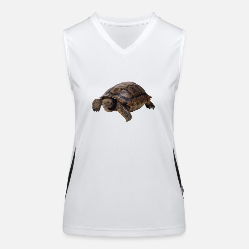 turtle schildkroete tiere animals8 Funktionelles Kontrast-Tank Top für Frauen