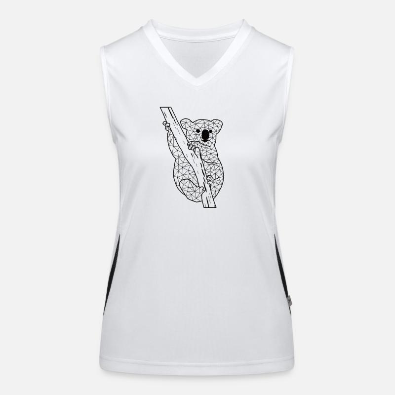Koalaa GeomeTRIX Funktionelles Kontrast-Tank Top für Frauen