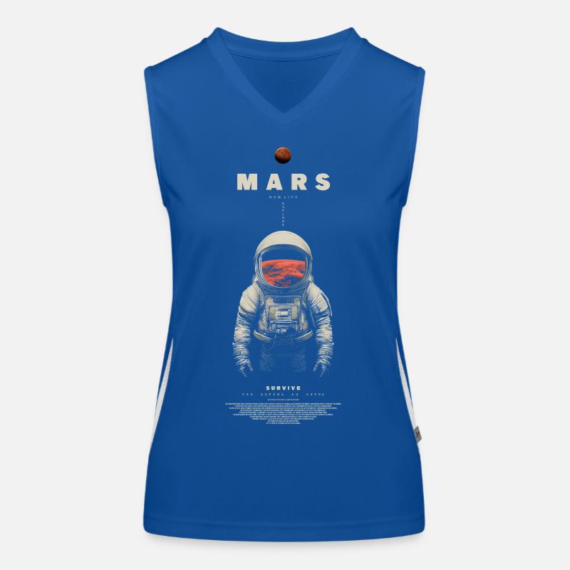 Mars Exploration Women's Functional Contrast Tank Top