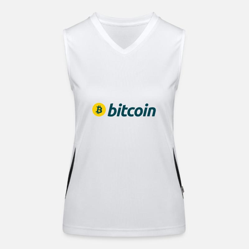 Bitcoin (Bitcoin) Funktionelles Kontrast-Tank Top für Frauen