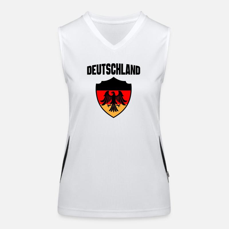Deutschland Funktionelles Kontrast-Tank Top für Frauen