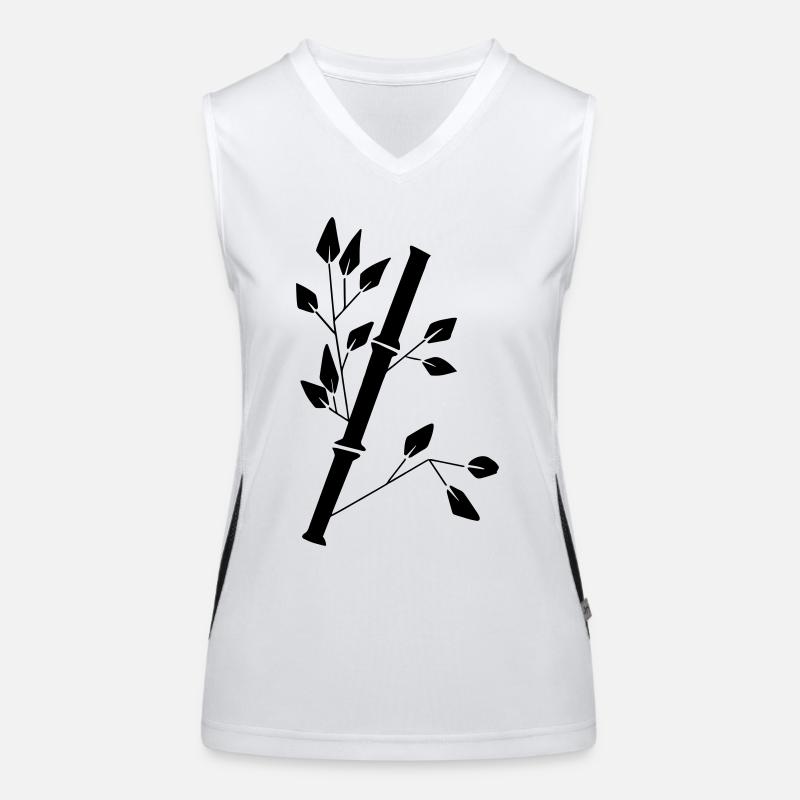 bambou Débardeur respirant contrasté Femme