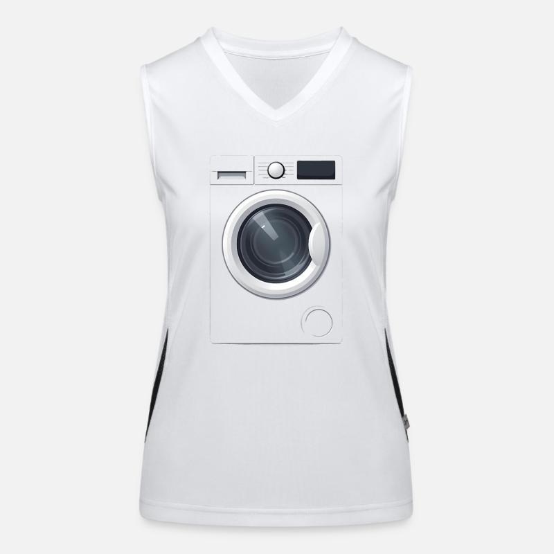 Washing Machine Costume Replacement Carnival Women's Functional Contrast Tank Top