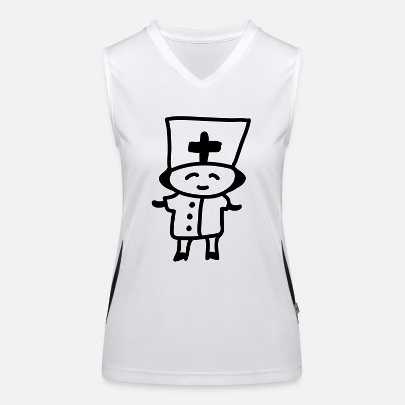 Nurse - Nurse - Line Women's Functional Contrast Tank Top