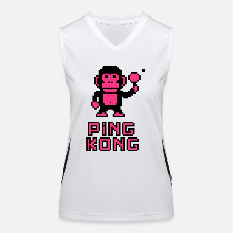 Ping Kong Funktionelles Kontrast-Tank Top für Frauen