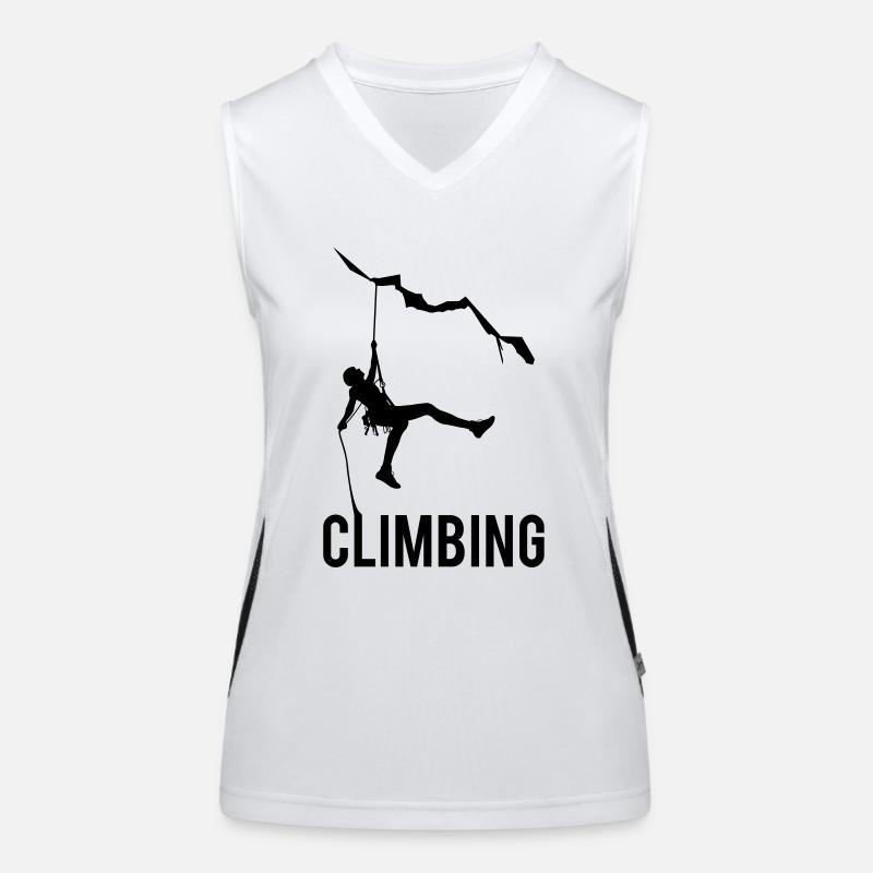 Climbing Débardeur respirant contrasté Femme