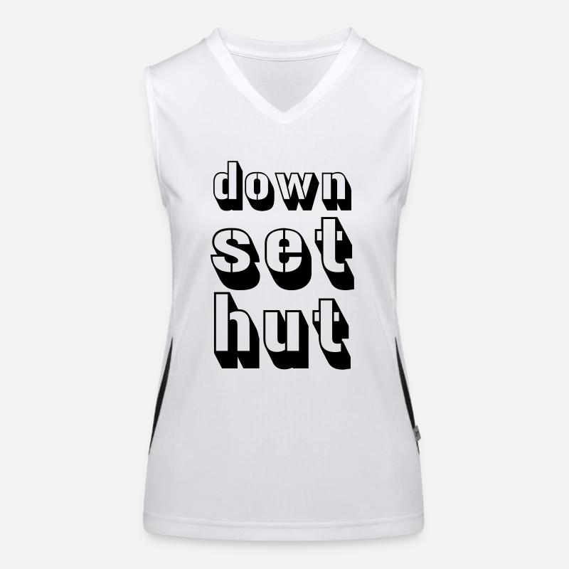 down_set_hut Funktionelles Kontrast-Tank Top für Frauen