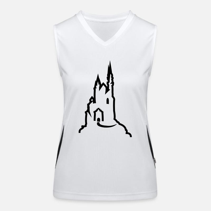 Château Débardeur respirant contrasté Femme