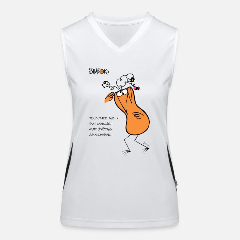 Amnesia Shadok Funktionelles Kontrast-Tank Top für Frauen
