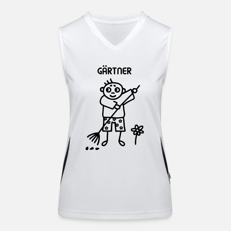 Gärtner - Gartenarbeit Funktionelles Kontrast-Tank Top für Frauen