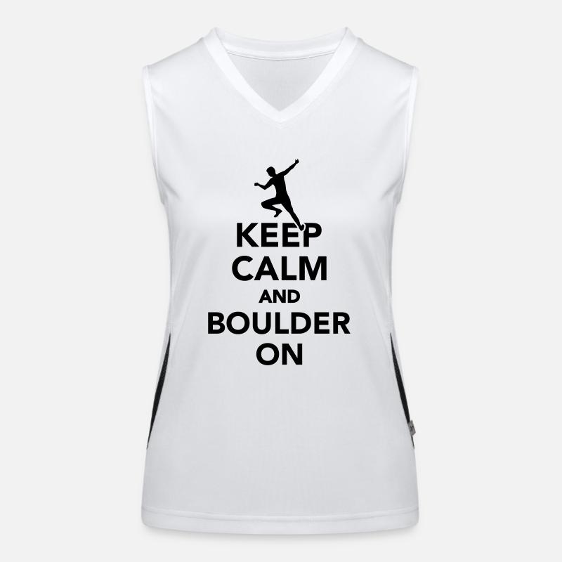 Bouldern Funktionelles Kontrast-Tank Top für Frauen