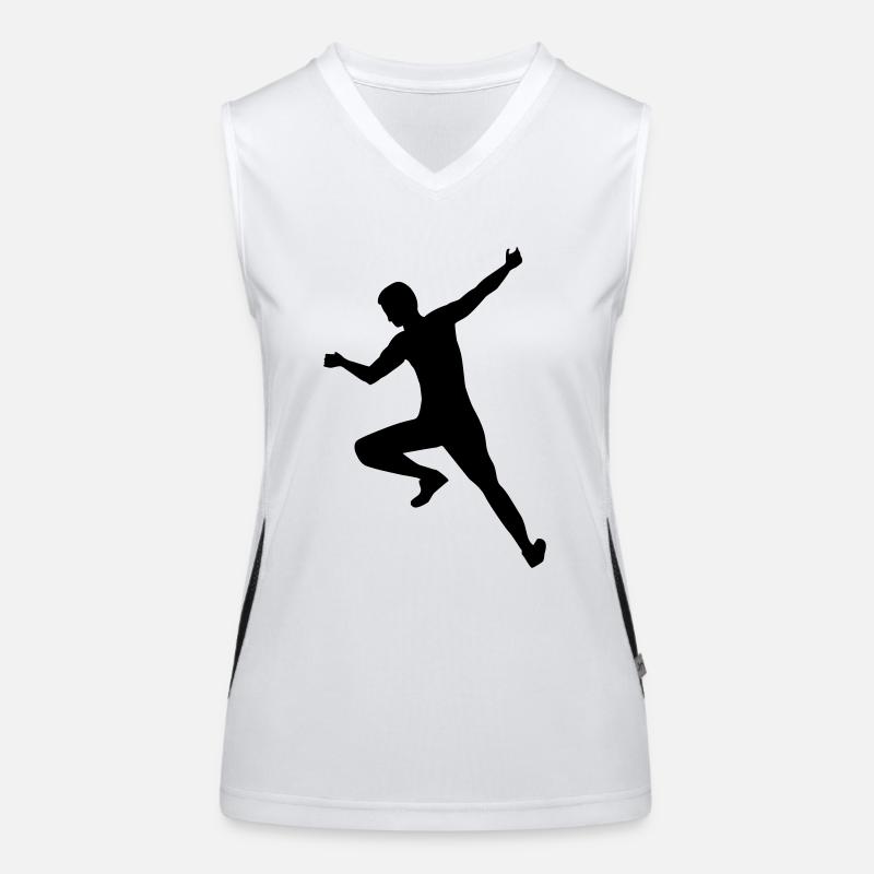 Bouldern Funktionelles Kontrast-Tank Top für Frauen