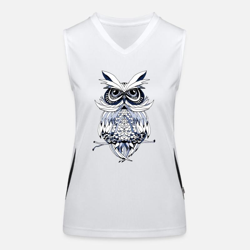 Vogel Funktionelles Kontrast-Tank Top für Frauen