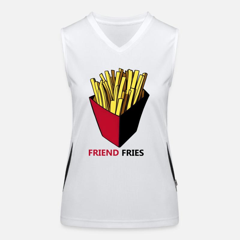 Frites Débardeur respirant contrasté Femme