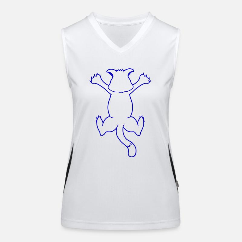 Funny Cat Claws Claws Claws Scratching Women's Functional Contrast Tank Top