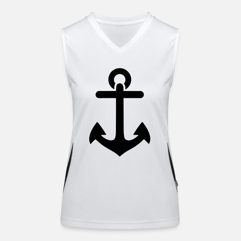 Anker Funktionelles Kontrast-Tank Top für Frauen