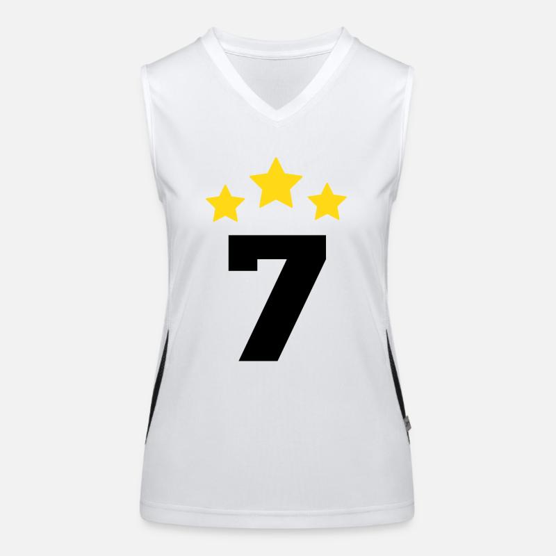 7 Year Star - 7th Anniversary Gift Women's Functional Contrast Tank Top