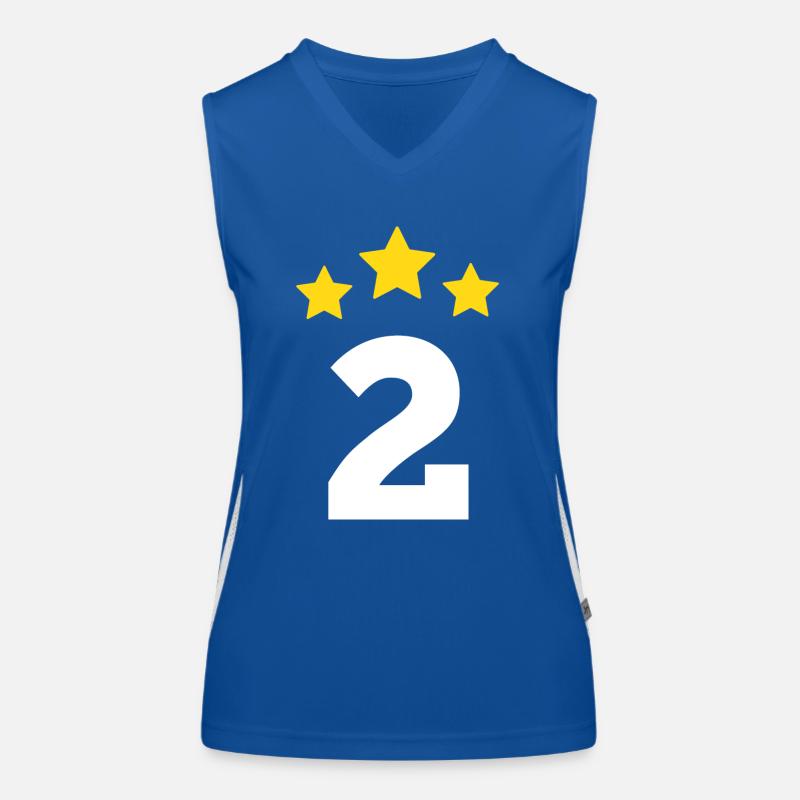 2 Year Star - 2nd Anniversary Gift Women's Functional Contrast Tank Top