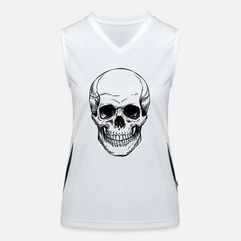 Skull Women's Functional Contrast Tank Top