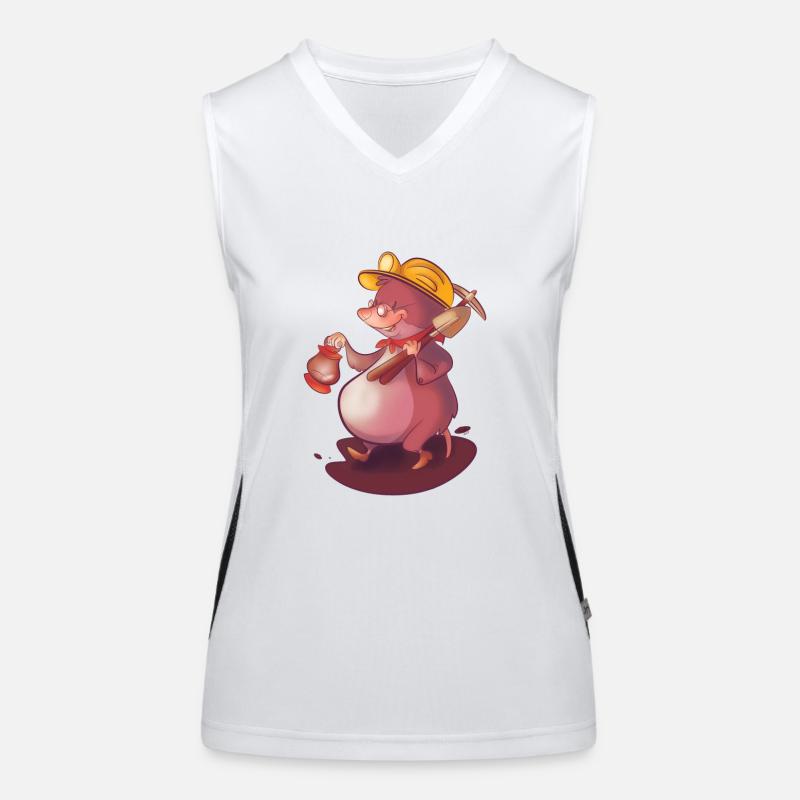 Mole underground Women's Functional Contrast Tank Top