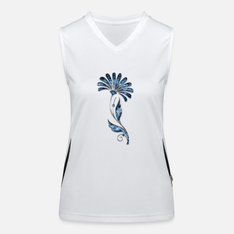 Schmuckblume Women's Functional Contrast Tank Top