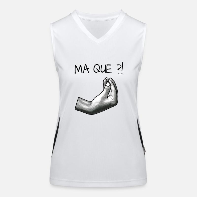 MA QUE Débardeur respirant contrasté Femme