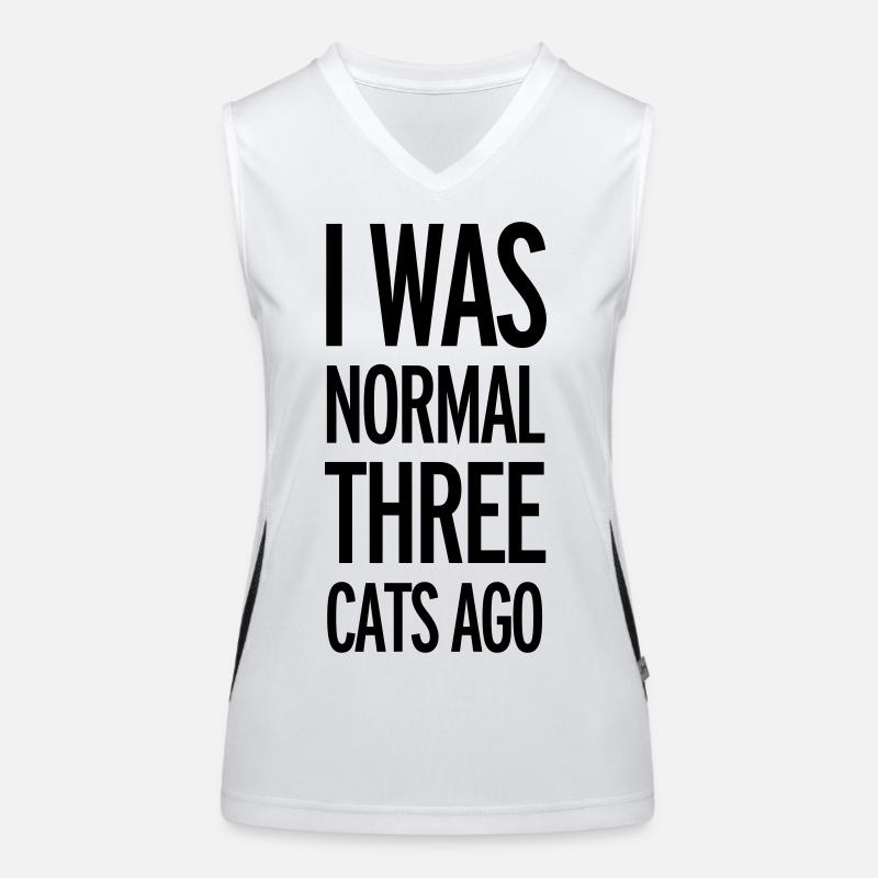 Cats Funktionelles Kontrast-Tank Top für Frauen