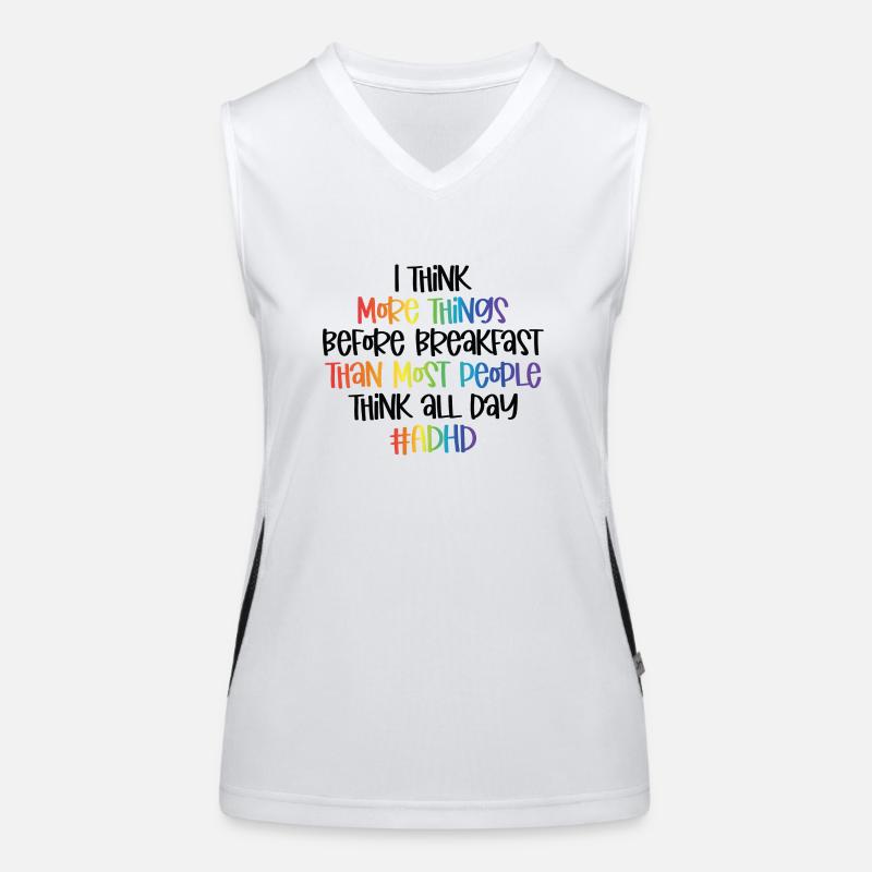 ADHS Funktionelles Kontrast-Tank Top für Frauen