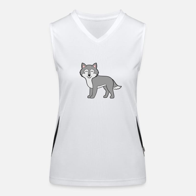 Wolf Wolves Women's Functional Contrast Tank Top