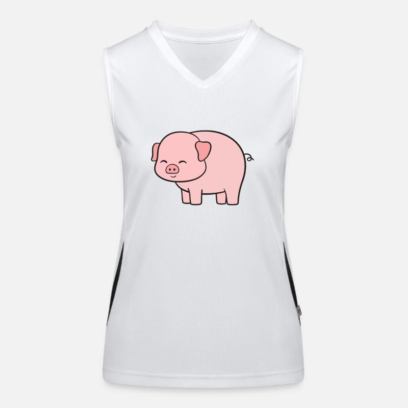 Cochons Cochons Débardeur respirant contrasté Femme
