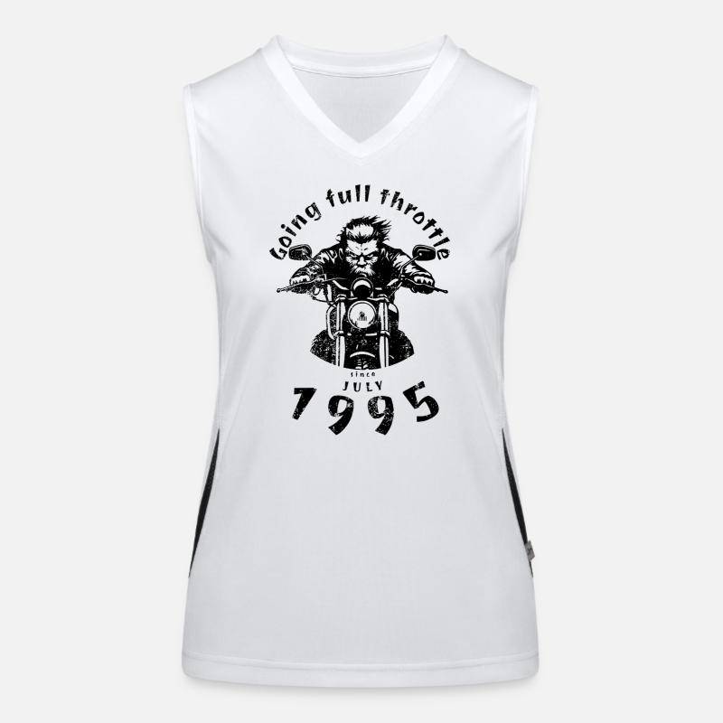 30. Geburtstag Going full throttle since 07/1995 Women's Functional Contrast Tank Top