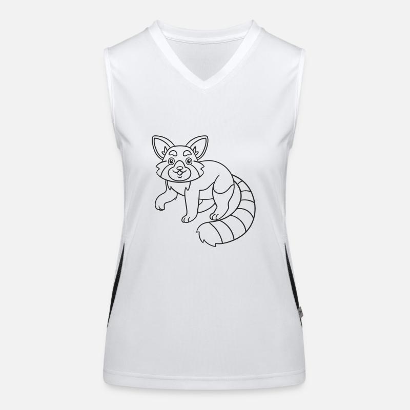 Red Panda, Gift, Gift Idea Women's Functional Contrast Tank Top