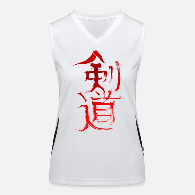 Kendo dragon style Women's Functional Contrast Tank Top