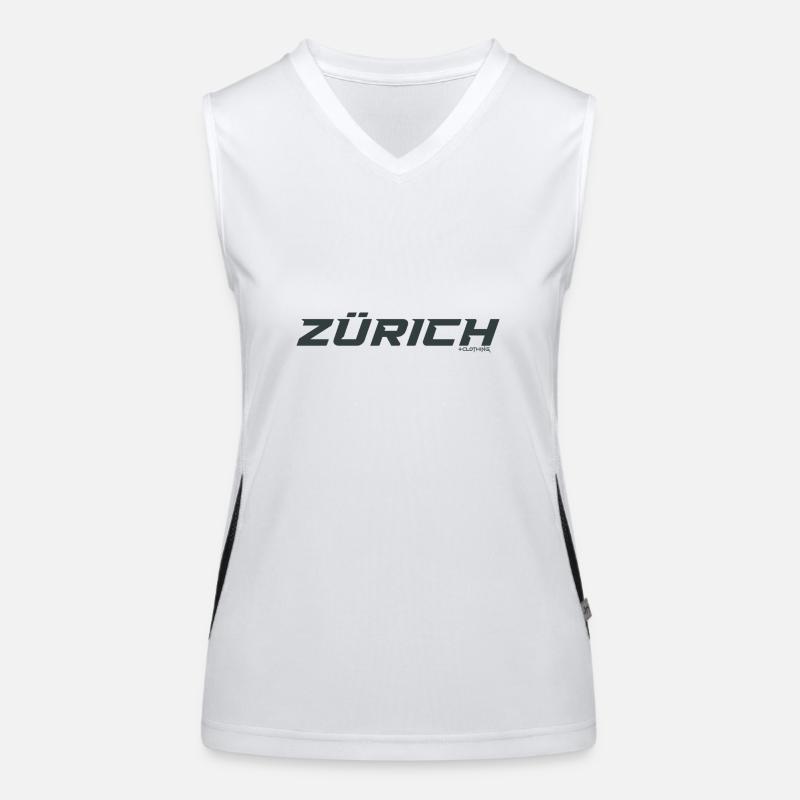 Zurich Débardeur respirant contrasté Femme