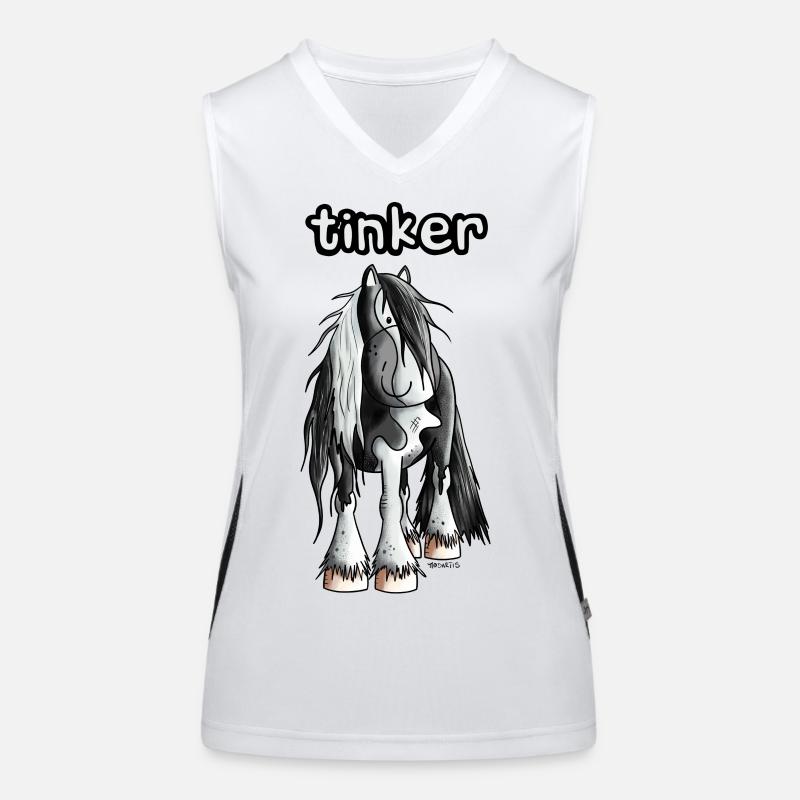 Witziger Irish Tinker Funktionelles Kontrast-Tank Top für Frauen