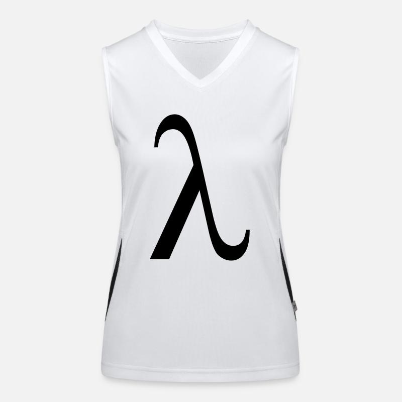lambda greek Débardeur respirant contrasté Femme