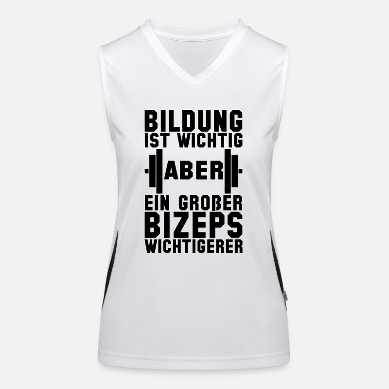 Bizeps Funktionelles Kontrast-Tank Top für Frauen
