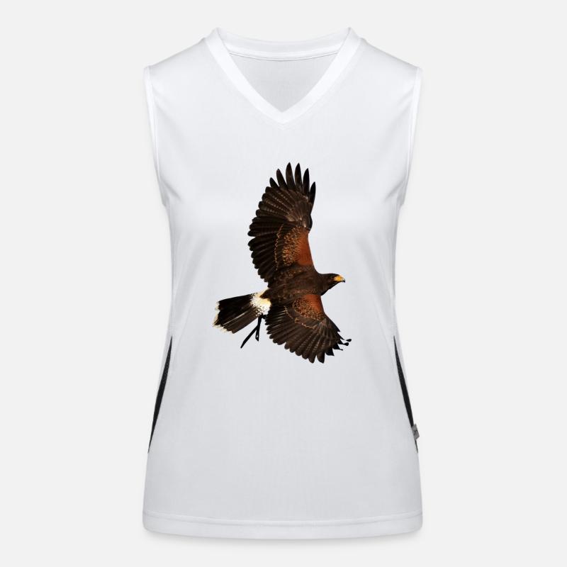 aigle oiseaux aigle voegel vogel1 Débardeur respirant contrasté Femme
