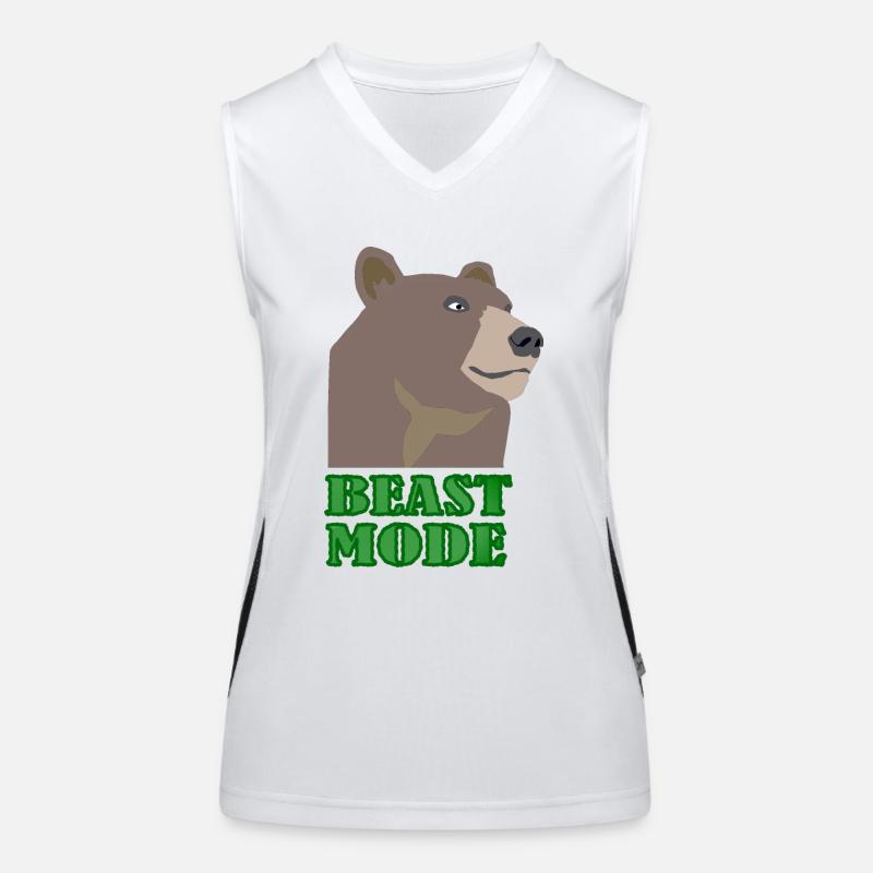 Bear WIDL Beast Funktionelles Kontrast-Tank Top für Frauen