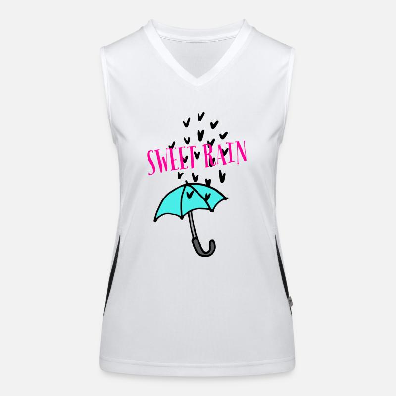 Pluie douce Débardeur respirant contrasté Femme