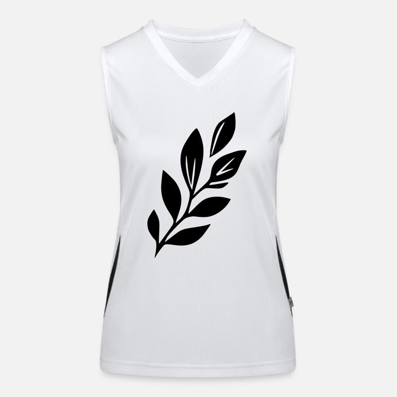 Leaf Decor Women's Functional Contrast Tank Top