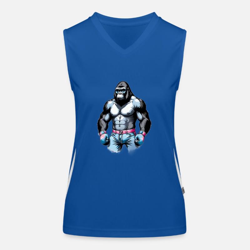 Gorille Boxe Débardeur respirant contrasté Femme